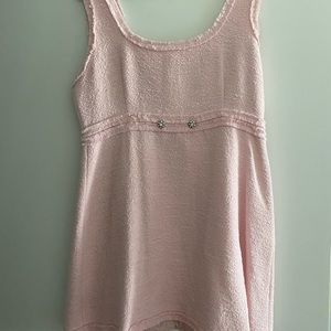 Tags on, never worn Pink tweed Zara dress. Size XL.